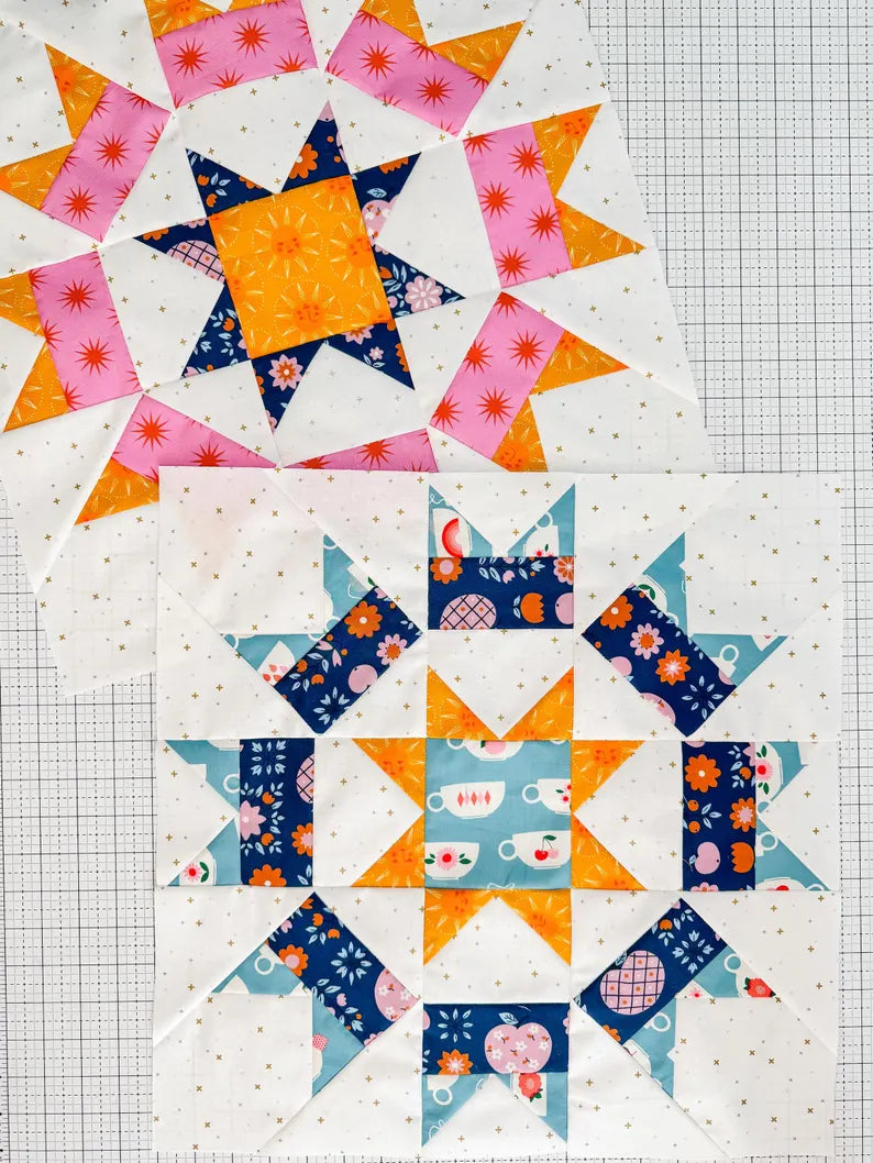 Festival Stars Quilt Pattern