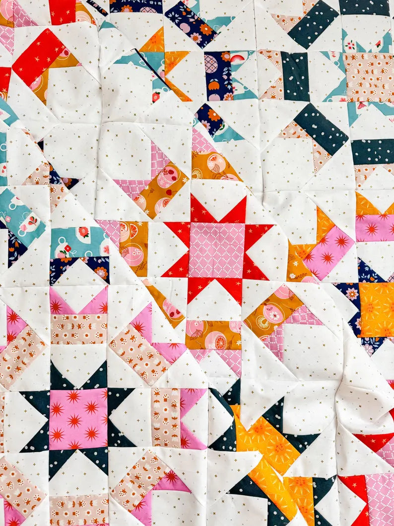 Festival Stars Quilt Pattern