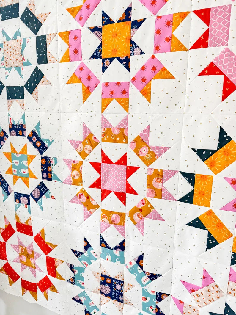 Festival Stars Quilt Pattern