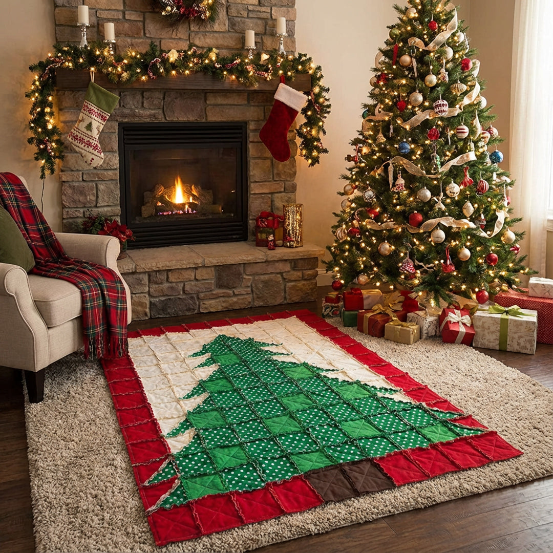 Classic Christmas Tree Quilt Pattern