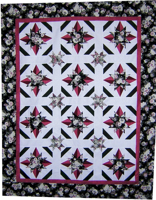 Crimson Starlight Quilt Pattern