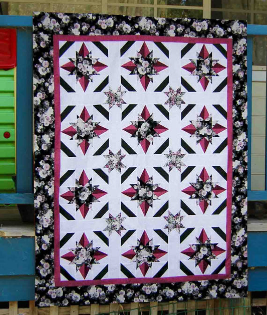 Crimson Starlight Quilt Pattern