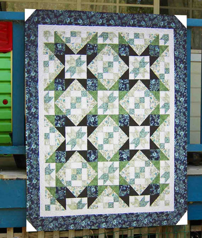 Emerald Starshine Quilt Pattern