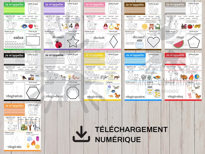 Fiches de Démarrage Matinal Maternelle & Préscolaire | Méthode Montessori