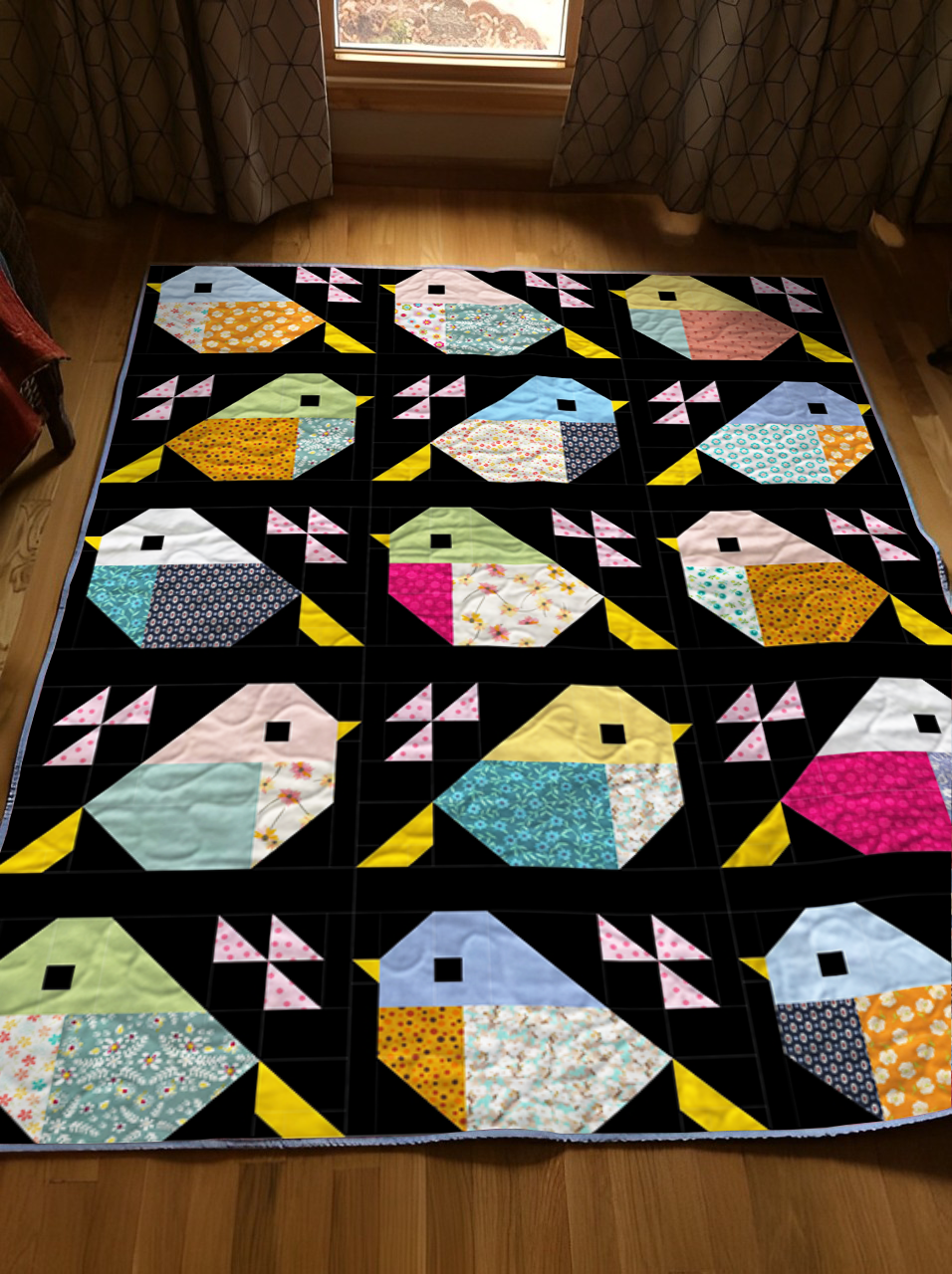 Scrappy Songbirds Quilt Pattern