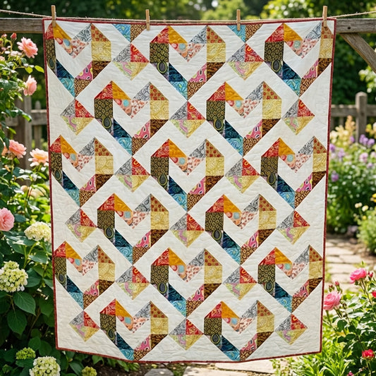 Scrappy Heartbeats Quilt Pattern