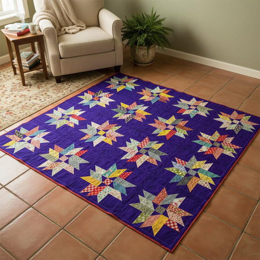 Scrappy Blossom Stars Quilt Pattern