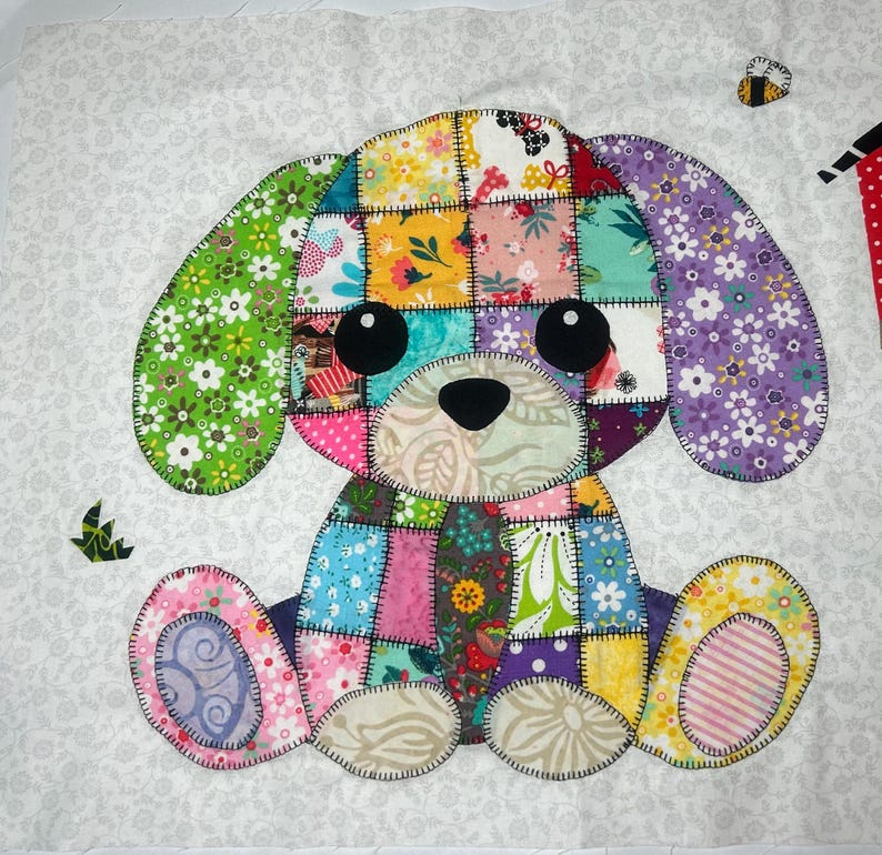 Patchwork Puppy Quilt Pattern