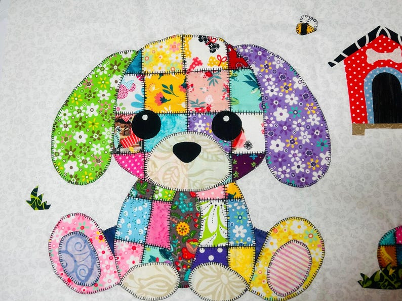 Patchwork Puppy Quilt Pattern