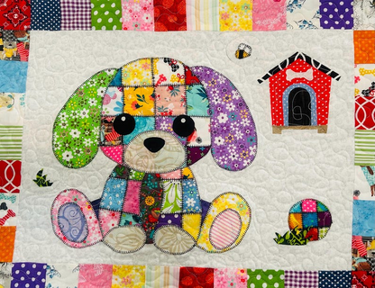 Patchwork Puppy Quilt Pattern