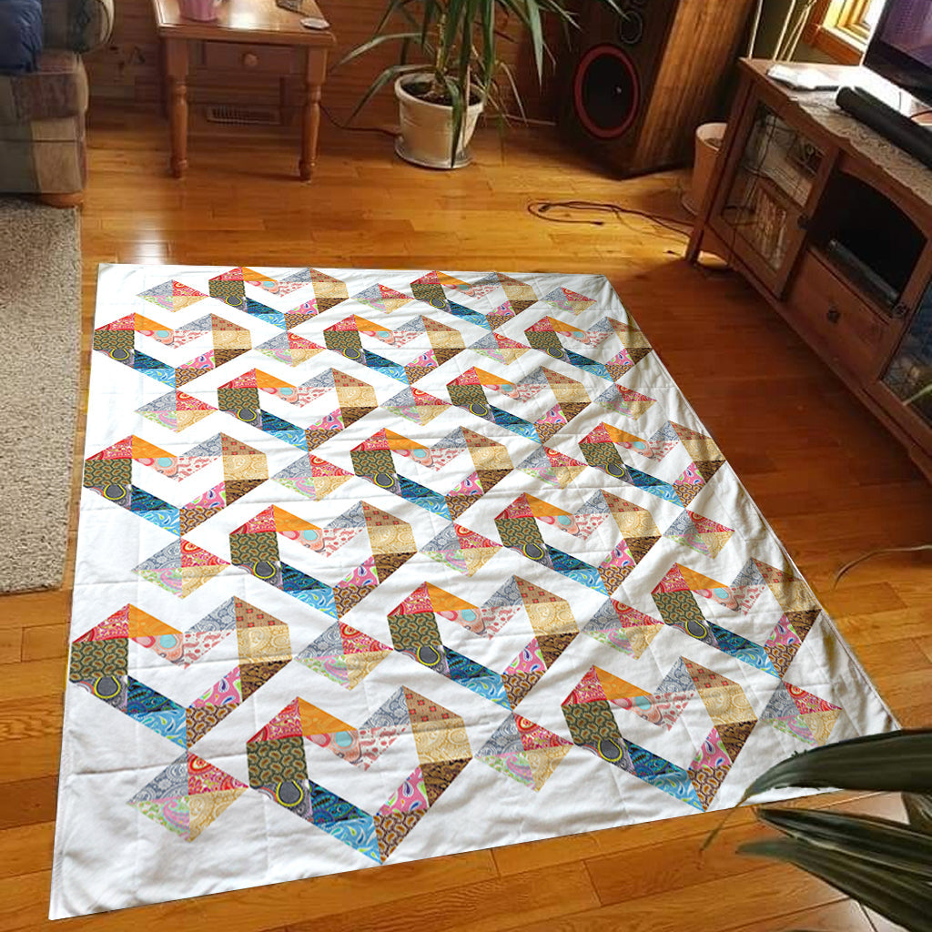 Scrappy Heartbeats Quilt Pattern